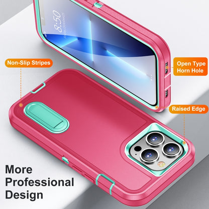 3 in 1 Rugged Holder Phone Case, For iPhone 11 Pro, For iPhone 11 Pro Max
