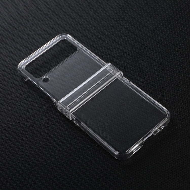Hinge Fold Transparent PC Phone Case, For Samsung Galaxy Z Flip3 5G