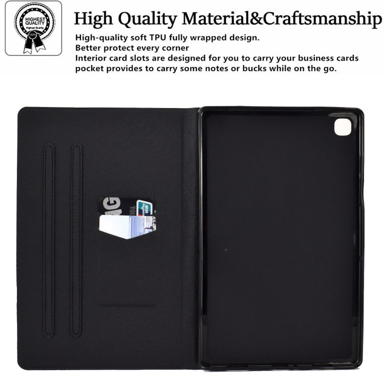Electric Pressed TPU Leather Tablet Case, For Samsung Galaxy Tab A 10.1 2019