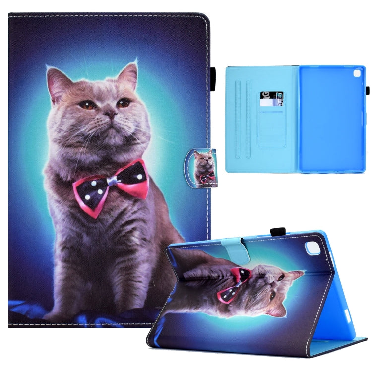 Sewing Pen Slot Leather Tablet Case, For Samsung Galaxy Tab A8, For Samsung Galaxy Tab A7 Lite T220, For Samsung Galaxy Tab A 8.0 2019 T290, For Samsung Galaxy Tab A 8.0 T350, For Samsung Galaxy Tab A7 10.4 2020 T500                                    ...