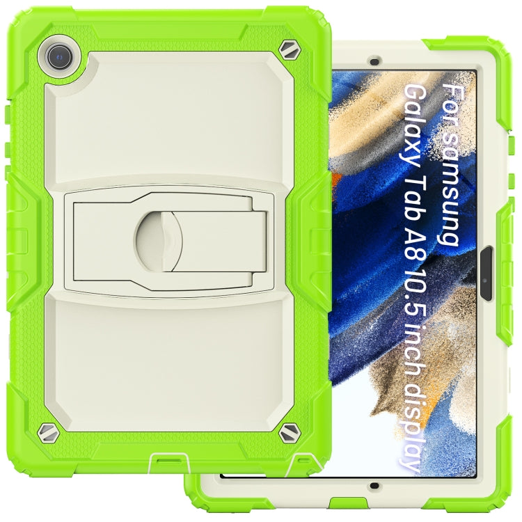 Shockproof Beige Silicone + PC Tablet Protective Case, For Samsung Galaxy Tab A8 10.5 2021