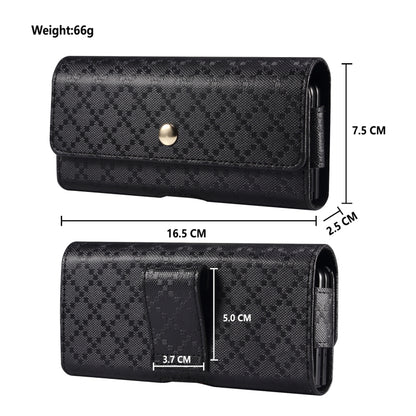 Checkered Texture Waist Hanging Phone Case, For Samsung Galaxy Z Fold3 5G