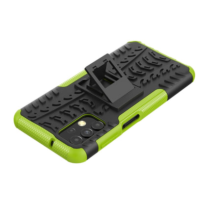 Tire Texture Shockproof TPU+PC Phone Case with Holder, For Samsung Galaxy A13 4G