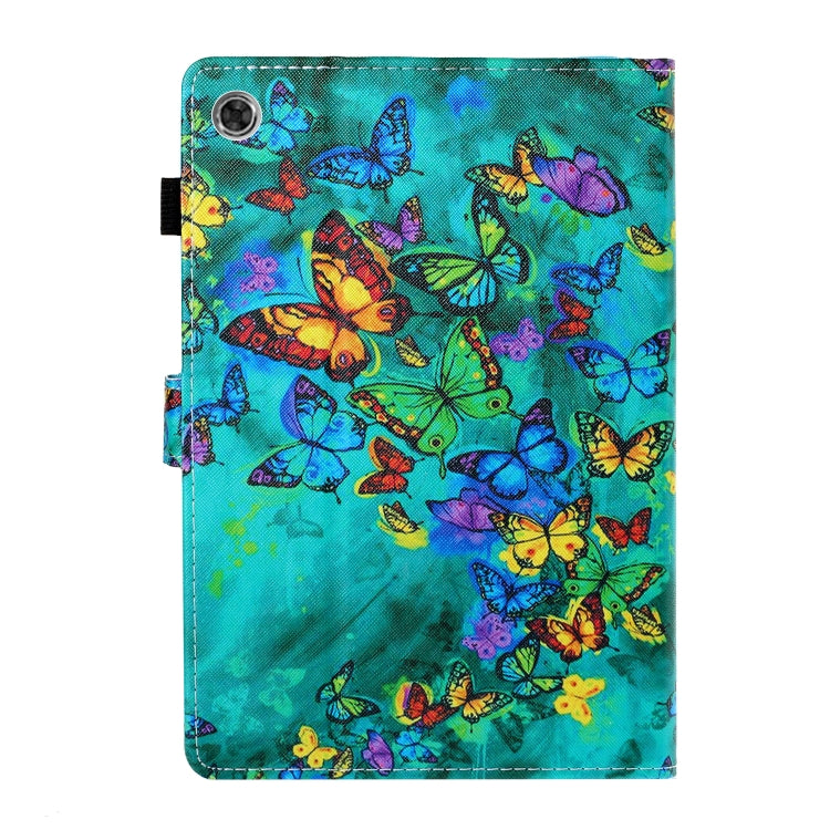 Coloured Drawing Stitching Leather Tablet Case, For Samsung Galaxy Tab A8 10.5 2021