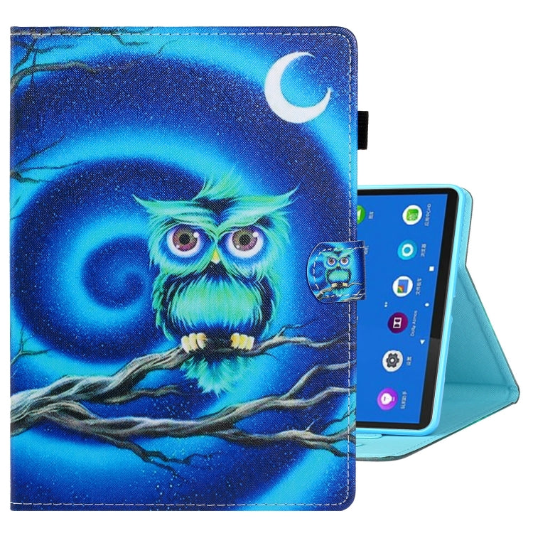 Coloured Drawing Stitching Leather Tablet Case, For Samsung Galaxy Tab A8 10.5 2021