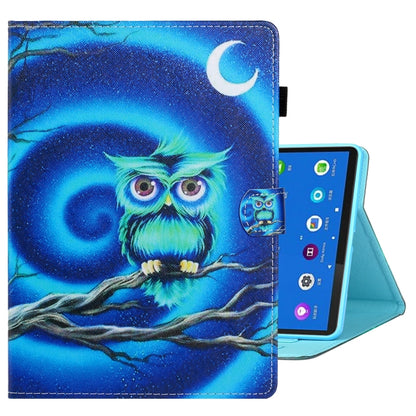 Coloured Drawing Stitching Leather Tablet Case, For Samsung Galaxy Tab A8 10.5 2021
