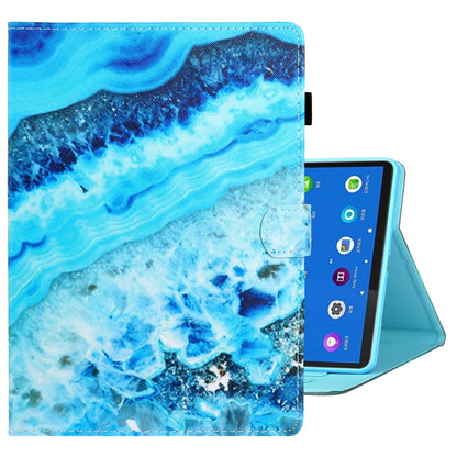 Coloured Drawing Stitching Leather Tablet Case, For Samsung Galaxy Tab A8 10.5 2021
