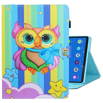 Coloured Drawing Stitching Leather Tablet Case, For Samsung Galaxy Tab A8 10.5 2021