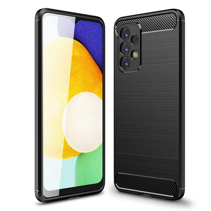 Brushed Texture Carbon Fiber TPU Phone Case, For Samsung Galaxy A23 5G, For Xiaomi Redmi K50 Pro, For Xiaomi Redmi K50