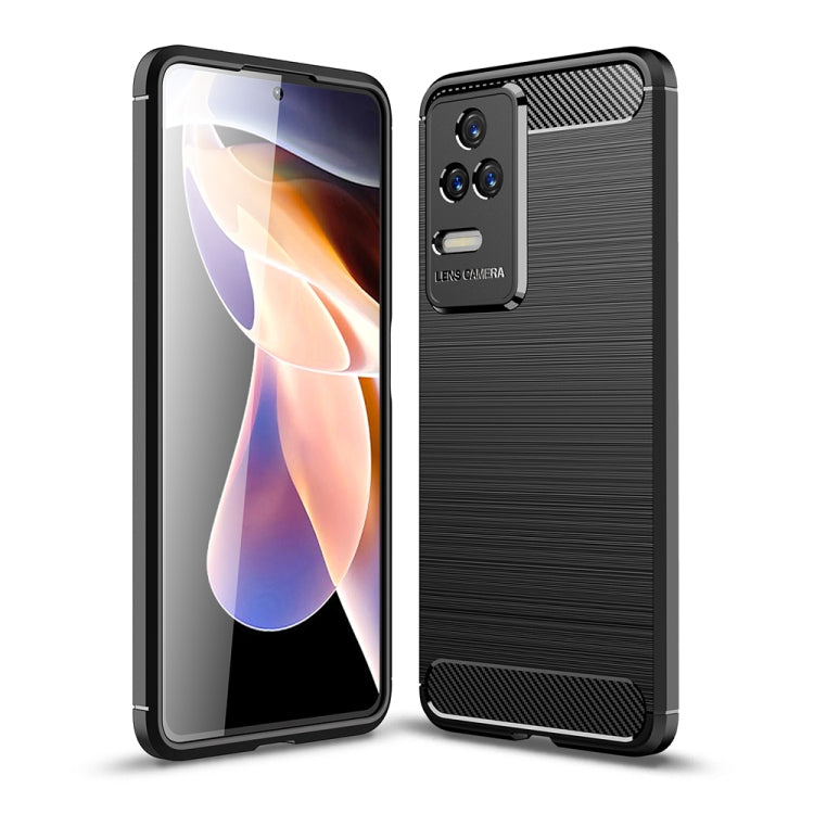 Brushed Texture Carbon Fiber TPU Phone Case, For Samsung Galaxy A23 5G, For Xiaomi Redmi K50 Pro, For Xiaomi Redmi K50
