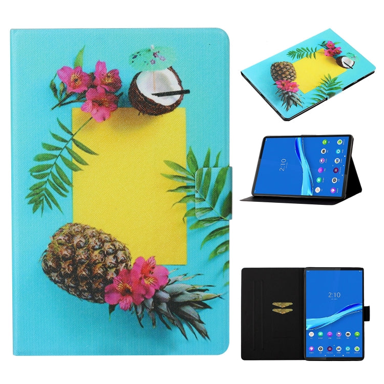 Voltage Texture Coloured Drawing Pattern Leather Tablet Case, For Samsung Galaxy Tab A8 10.5 2021