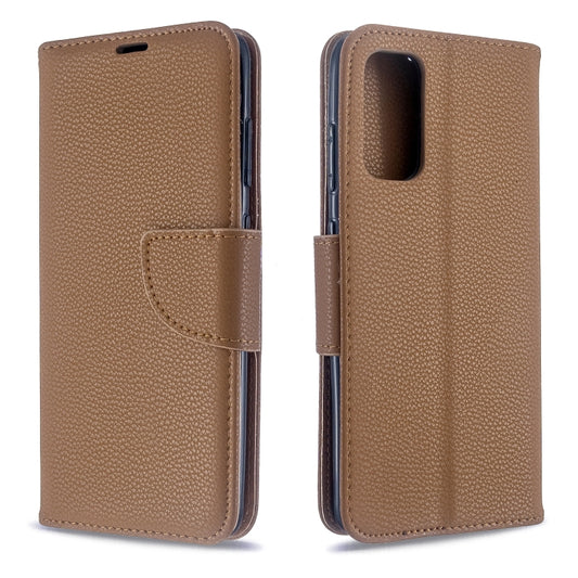 Litchi Texture Pure Color Horizontal Flip PU Leather Case with Holder & Card Slots & Wallet & Lanyard, For Samsung Galaxy S20, For Samsung Galaxy A71, For Samsung Galaxy A51, For Samsung  Galaxy A71, For Samsung Galaxy S20+, For Samsung Galaxy S20 Ultr...