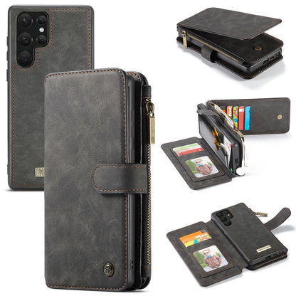 CaseMe-007 Detachable Multifunctional Leather Phone Case, For Samsung Galaxy Note20, For Samsung Galaxy Note20 Ultra, For Samsung Galaxy S21 5G, For Samsung Galaxy S21+ 5G, For Samsung Galaxy S21 Ultra 5G, For Samsung Galaxy S22 5G                     ...