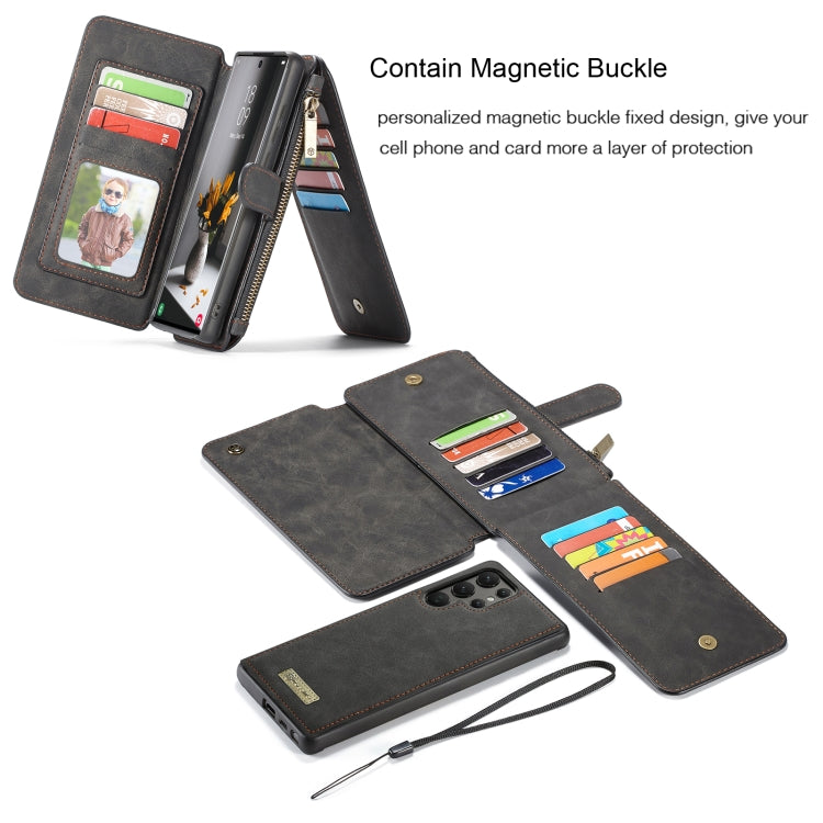 CaseMe-007 Detachable Multifunctional Leather Phone Case, For Samsung Galaxy Note20, For Samsung Galaxy Note20 Ultra, For Samsung Galaxy S21 5G, For Samsung Galaxy S21+ 5G, For Samsung Galaxy S21 Ultra 5G, For Samsung Galaxy S22 5G                     ...