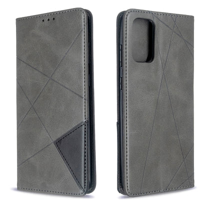 Rhombus Texture Horizontal Flip Magnetic Leather Case with Holder & Card Slots, For Galaxy S20, For Galaxy A71, For Galaxy S20+, For Galaxy S20 Ultra