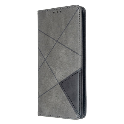 Rhombus Texture Horizontal Flip Magnetic Leather Case with Holder & Card Slots, For Galaxy S20, For Galaxy A71, For Galaxy S20+, For Galaxy S20 Ultra, For Xiaomi CC9 Pro