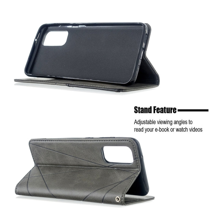 Rhombus Texture Horizontal Flip Magnetic Leather Case with Holder & Card Slots, For Galaxy S20, For Galaxy A71, For Galaxy S20+, For Galaxy S20 Ultra, For Xiaomi CC9 Pro