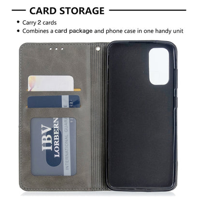 Rhombus Texture Horizontal Flip Magnetic Leather Case with Holder & Card Slots, For Galaxy S20, For Galaxy A71, For Galaxy S20+, For Galaxy S20 Ultra, For Xiaomi CC9 Pro