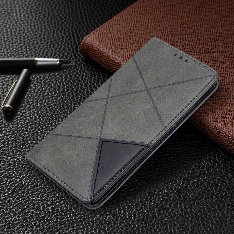 Rhombus Texture Horizontal Flip Magnetic Leather Case with Holder & Card Slots, For Galaxy S20, For Galaxy A71, For Galaxy S20+, For Galaxy S20 Ultra, For Xiaomi CC9 Pro