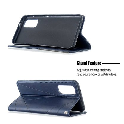 Rhombus Texture Horizontal Flip Magnetic Leather Case with Holder & Card Slots, For Galaxy S20, For Galaxy A71, For Galaxy S20+, For Galaxy S20 Ultra