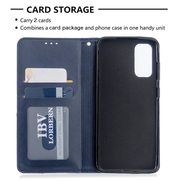 Rhombus Texture Horizontal Flip Magnetic Leather Case with Holder & Card Slots, For Galaxy S20, For Galaxy A71, For Galaxy S20+, For Galaxy S20 Ultra