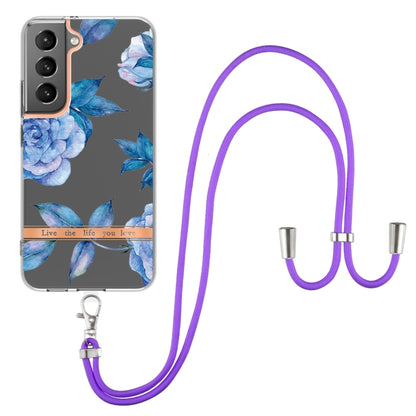 Flowers Series TPU Phone Case with Lanyard, For Samsung Galaxy S22 5G, For Samsung Galaxy S22+ 5G, For Samsung Galaxy S22 Ultra 5G, For Samsung Galaxy S21 5G, For Samsung Galaxy S21+ 5G, For Samsung Galaxy S21 Ultra 5G, For Samsung Galaxy S21 FE 5G    ...