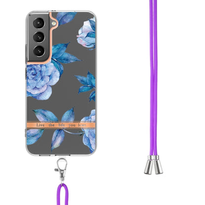Flowers Series TPU Phone Case with Lanyard, For Samsung Galaxy S22 5G, For Samsung Galaxy S22+ 5G, For Samsung Galaxy S22 Ultra 5G, For Samsung Galaxy S21 5G, For Samsung Galaxy S21+ 5G, For Samsung Galaxy S21 Ultra 5G, For Samsung Galaxy S21 FE 5G    ...