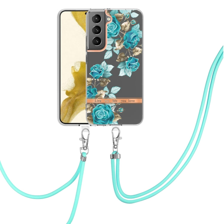 Flowers Series TPU Phone Case with Lanyard, For Samsung Galaxy S22 5G, For Samsung Galaxy S22+ 5G, For Samsung Galaxy S22 Ultra 5G, For Samsung Galaxy S21 5G, For Samsung Galaxy S21+ 5G, For Samsung Galaxy S21 Ultra 5G, For Samsung Galaxy S21 FE 5G    ...