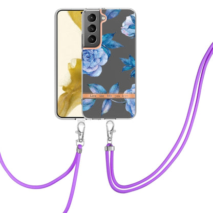 Flowers Series TPU Phone Case with Lanyard, For Samsung Galaxy S22 5G, For Samsung Galaxy S22+ 5G, For Samsung Galaxy S22 Ultra 5G, For Samsung Galaxy S21 5G, For Samsung Galaxy S21+ 5G, For Samsung Galaxy S21 Ultra 5G, For Samsung Galaxy S21 FE 5G    ...