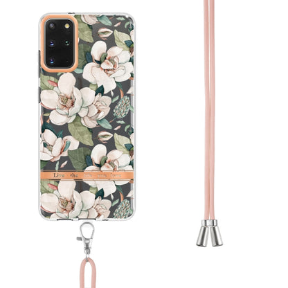 Flowers Series TPU Phone Case with Lanyard, For Samsung Galaxy S20+ 5G, For Samsung Galaxy S20 Ultra 5G, For Samsung Galaxy S20 FE 5G / 4G, For Samsung Galaxy A02s 166mm, For Samsung Galaxy A03s 166mm, For Samsung Galaxy A12, For Samsung Galaxy A13 5G ...