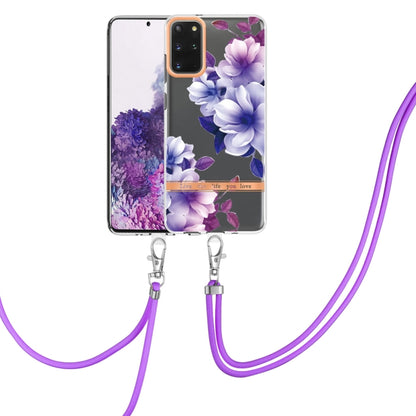 Flowers Series TPU Phone Case with Lanyard, For Samsung Galaxy S20+ 5G, For Samsung Galaxy S20 Ultra 5G, For Samsung Galaxy S20 FE 5G / 4G, For Samsung Galaxy A02s 166mm, For Samsung Galaxy A03s 166mm, For Samsung Galaxy A12, For Samsung Galaxy A13 5G ...