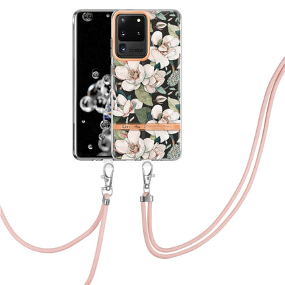 Flowers Series TPU Phone Case with Lanyard, For Samsung Galaxy S20+ 5G, For Samsung Galaxy S20 Ultra 5G, For Samsung Galaxy S20 FE 5G / 4G, For Samsung Galaxy A02s 166mm, For Samsung Galaxy A03s 166mm, For Samsung Galaxy A12, For Samsung Galaxy A13 5G ...