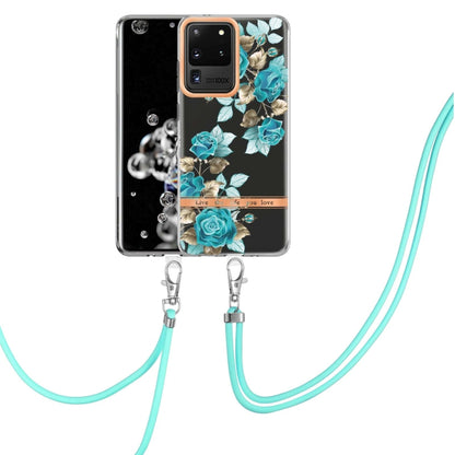Flowers Series TPU Phone Case with Lanyard, For Samsung Galaxy S20+ 5G, For Samsung Galaxy S20 Ultra 5G, For Samsung Galaxy S20 FE 5G / 4G, For Samsung Galaxy A02s 166mm, For Samsung Galaxy A03s 166mm, For Samsung Galaxy A12, For Samsung Galaxy A13 5G ...