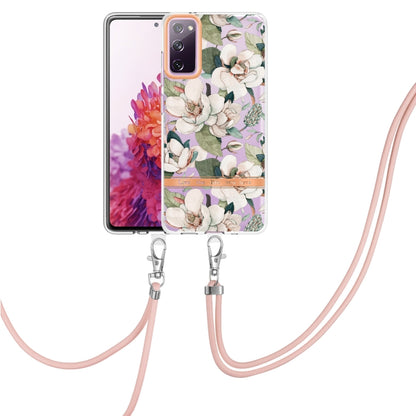 Flowers Series TPU Phone Case with Lanyard, For Samsung Galaxy S20+ 5G, For Samsung Galaxy S20 Ultra 5G, For Samsung Galaxy S20 FE 5G / 4G, For Samsung Galaxy A02s 166mm, For Samsung Galaxy A03s 166mm, For Samsung Galaxy A12, For Samsung Galaxy A13 5G ...