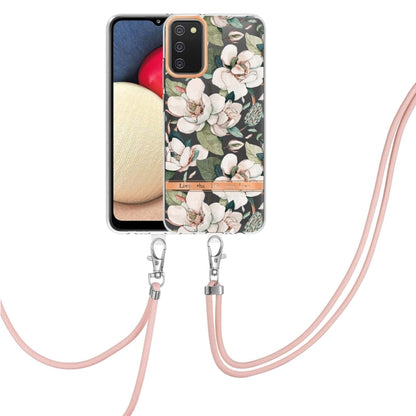 Flowers Series TPU Phone Case with Lanyard, For Samsung Galaxy S20+ 5G, For Samsung Galaxy S20 Ultra 5G, For Samsung Galaxy S20 FE 5G / 4G, For Samsung Galaxy A02s 166mm, For Samsung Galaxy A03s 166mm, For Samsung Galaxy A12, For Samsung Galaxy A13 5G ...