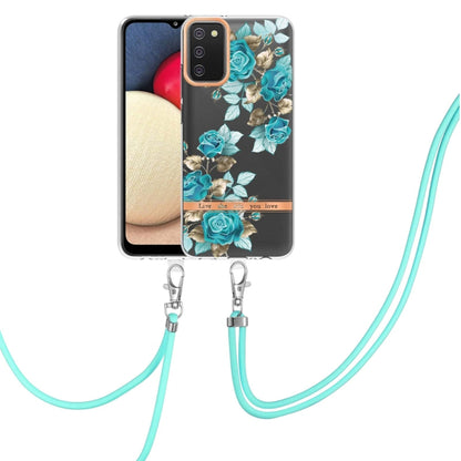 Flowers Series TPU Phone Case with Lanyard, For Samsung Galaxy S20+ 5G, For Samsung Galaxy S20 Ultra 5G, For Samsung Galaxy S20 FE 5G / 4G, For Samsung Galaxy A02s 166mm, For Samsung Galaxy A03s 166mm, For Samsung Galaxy A12, For Samsung Galaxy A13 5G ...