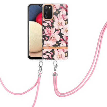 Flowers Series TPU Phone Case with Lanyard, For Samsung Galaxy S20+ 5G, For Samsung Galaxy S20 Ultra 5G, For Samsung Galaxy S20 FE 5G / 4G, For Samsung Galaxy A02s 166mm, For Samsung Galaxy A03s 166mm, For Samsung Galaxy A12, For Samsung Galaxy A13 5G ...