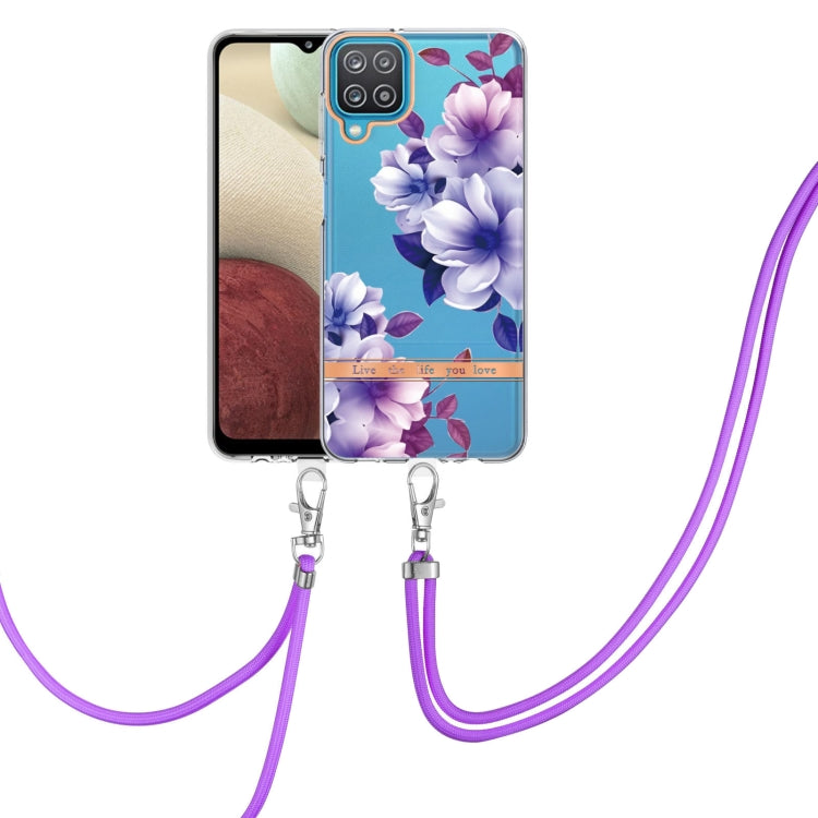 Flowers Series TPU Phone Case with Lanyard, For Samsung Galaxy S20+ 5G, For Samsung Galaxy S20 Ultra 5G, For Samsung Galaxy S20 FE 5G / 4G, For Samsung Galaxy A02s 166mm, For Samsung Galaxy A03s 166mm, For Samsung Galaxy A12, For Samsung Galaxy A13 5G ...