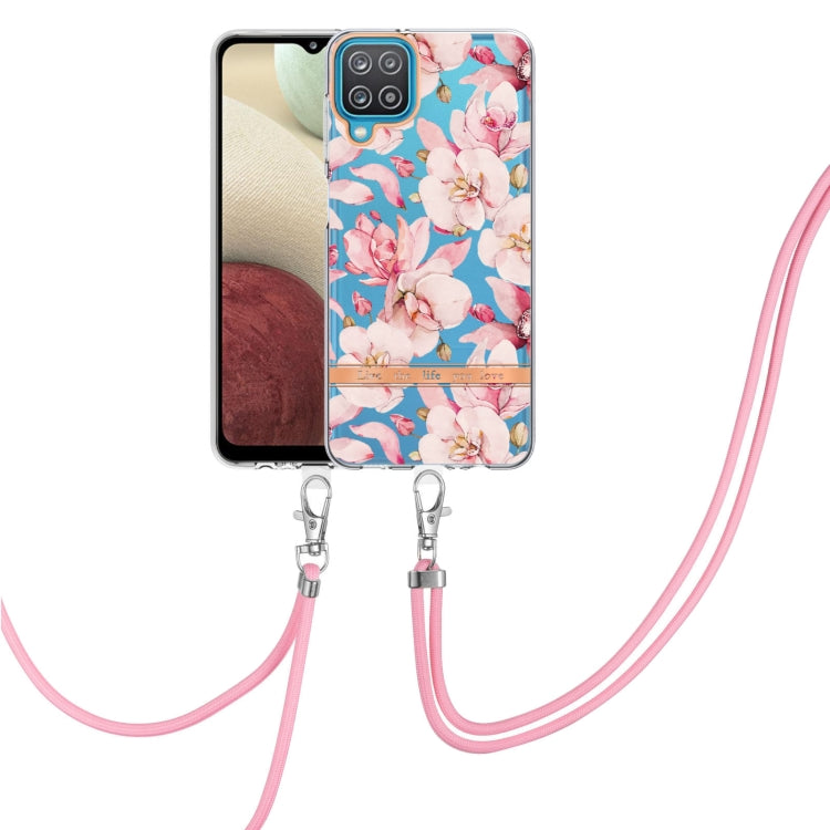 Flowers Series TPU Phone Case with Lanyard, For Samsung Galaxy S20+ 5G, For Samsung Galaxy S20 Ultra 5G, For Samsung Galaxy S20 FE 5G / 4G, For Samsung Galaxy A02s 166mm, For Samsung Galaxy A03s 166mm, For Samsung Galaxy A12, For Samsung Galaxy A13 5G ...