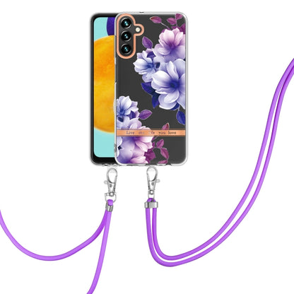 Flowers Series TPU Phone Case with Lanyard, For Samsung Galaxy S20+ 5G, For Samsung Galaxy S20 Ultra 5G, For Samsung Galaxy S20 FE 5G / 4G, For Samsung Galaxy A02s 166mm, For Samsung Galaxy A03s 166mm, For Samsung Galaxy A12, For Samsung Galaxy A13 5G ...