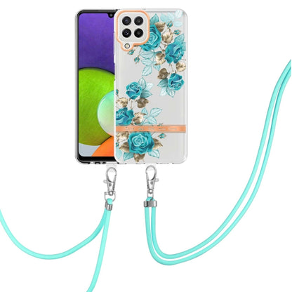 Flowers Series TPU Phone Case with Lanyard, For Samsung Galaxy A22 4G, For Samsung Galaxy A22 5G, For Samsung Galaxy A32 4G, For Samsung Galaxy A32 5G, For Samsung Galaxy A33 5G, For Samsung Galaxy A52 5G / 4G, For Samsung Galaxy A53 5G                ...