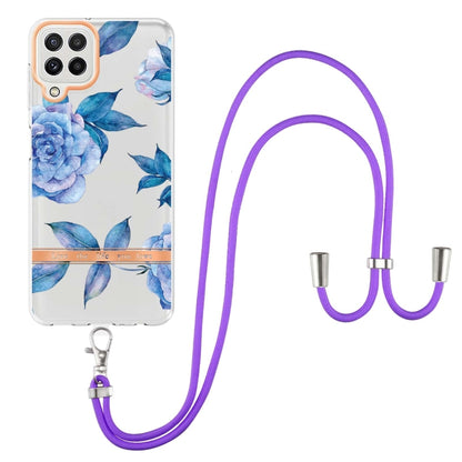 Flowers Series TPU Phone Case with Lanyard, For Samsung Galaxy A22 4G, For Samsung Galaxy A22 5G, For Samsung Galaxy A32 4G, For Samsung Galaxy A32 5G, For Samsung Galaxy A33 5G, For Samsung Galaxy A52 5G / 4G, For Samsung Galaxy A53 5G                ...