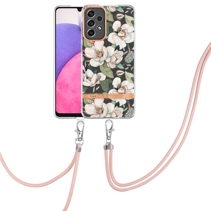 Flowers Series TPU Phone Case with Lanyard, For Samsung Galaxy A22 4G, For Samsung Galaxy A22 5G, For Samsung Galaxy A32 4G, For Samsung Galaxy A32 5G, For Samsung Galaxy A33 5G, For Samsung Galaxy A52 5G / 4G, For Samsung Galaxy A53 5G                ...