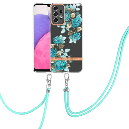 Flowers Series TPU Phone Case with Lanyard, For Samsung Galaxy A22 4G, For Samsung Galaxy A22 5G, For Samsung Galaxy A32 4G, For Samsung Galaxy A32 5G, For Samsung Galaxy A33 5G, For Samsung Galaxy A52 5G / 4G, For Samsung Galaxy A53 5G                ...