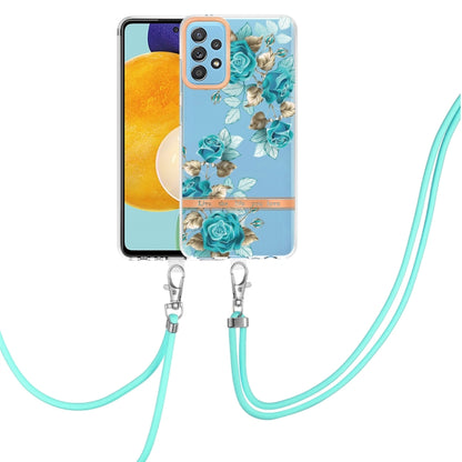Flowers Series TPU Phone Case with Lanyard, For Samsung Galaxy A22 4G, For Samsung Galaxy A22 5G, For Samsung Galaxy A32 4G, For Samsung Galaxy A32 5G, For Samsung Galaxy A33 5G, For Samsung Galaxy A52 5G / 4G, For Samsung Galaxy A53 5G                ...