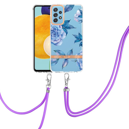 Flowers Series TPU Phone Case with Lanyard, For Samsung Galaxy A22 4G, For Samsung Galaxy A22 5G, For Samsung Galaxy A32 4G, For Samsung Galaxy A32 5G, For Samsung Galaxy A33 5G, For Samsung Galaxy A52 5G / 4G, For Samsung Galaxy A53 5G                ...