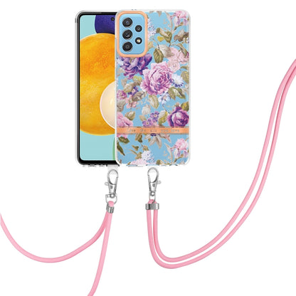 Flowers Series TPU Phone Case with Lanyard, For Samsung Galaxy A22 4G, For Samsung Galaxy A22 5G, For Samsung Galaxy A32 4G, For Samsung Galaxy A32 5G, For Samsung Galaxy A33 5G, For Samsung Galaxy A52 5G / 4G, For Samsung Galaxy A53 5G                ...