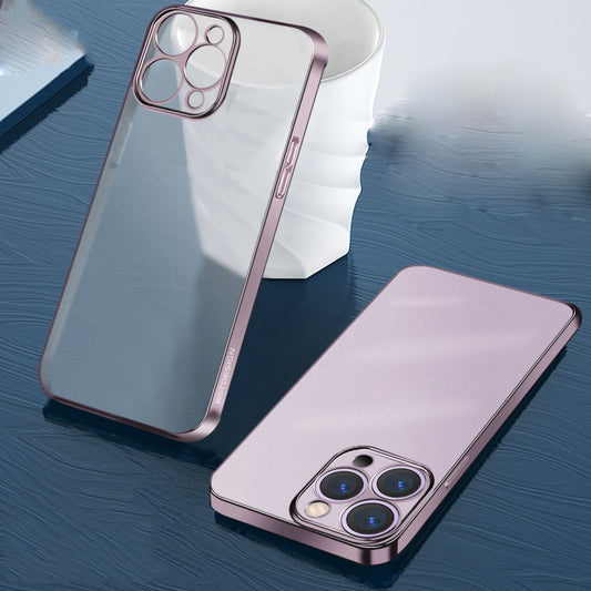 KSTDESIGN Wing Plating Series Semi-transparent Frosted Phone Case, For iPhone 12, For iPhone 12 Pro, For iPhone 12 Pro Max, For iPhone 13, For iPhone 13 Pro, For iPhone 13 Pro Max