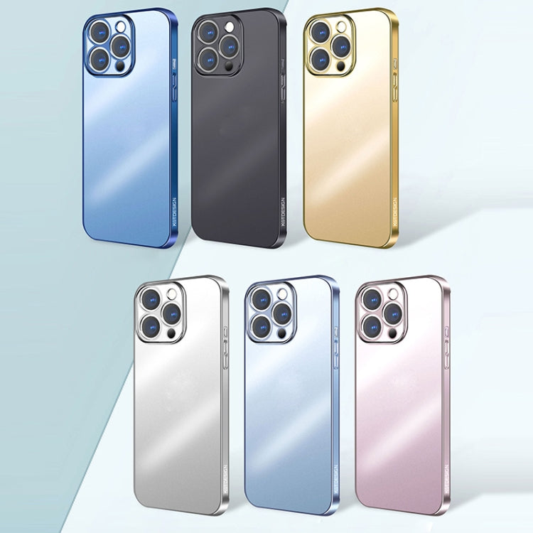 KSTDESIGN Wing Plating Series Semi-transparent Frosted Phone Case, For iPhone 12, For iPhone 12 Pro, For iPhone 12 Pro Max, For iPhone 13, For iPhone 13 Pro, For iPhone 13 Pro Max