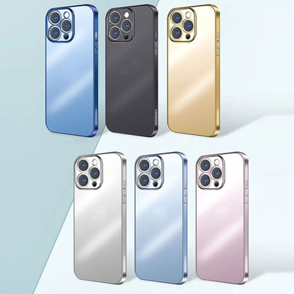 KSTDESIGN Wing Plating Series Semi-transparent Frosted Phone Case, For iPhone 12, For iPhone 12 Pro, For iPhone 12 Pro Max, For iPhone 13, For iPhone 13 Pro, For iPhone 13 Pro Max